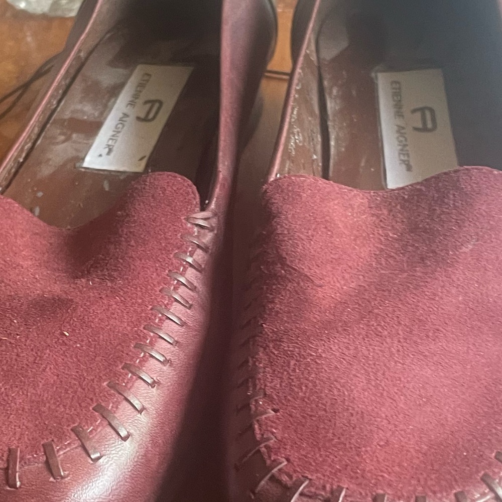 Atiene plum loafers